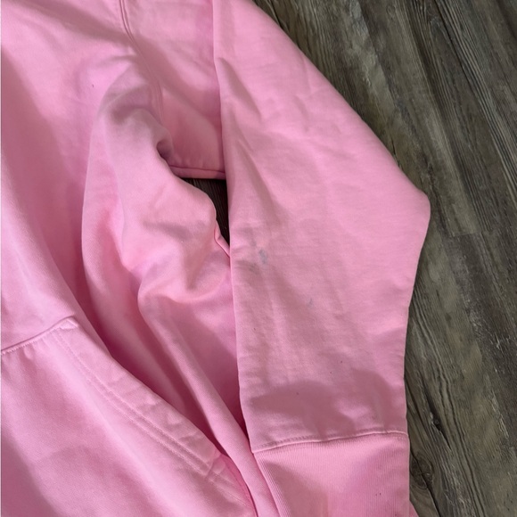 Vibrant Pink Oversized Hoodie Sweatshirt - Picture 4 of 5